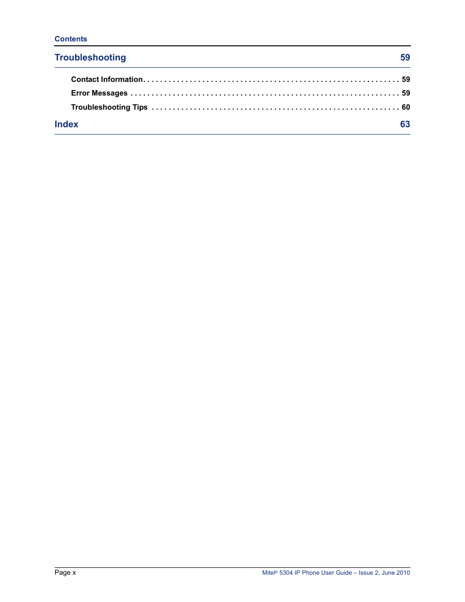 Mitel 5304 User Manual | Page 14 / 84
