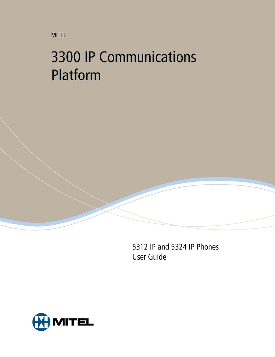 Mitel 3300 IP 5312 IP User Manual | 60 pages