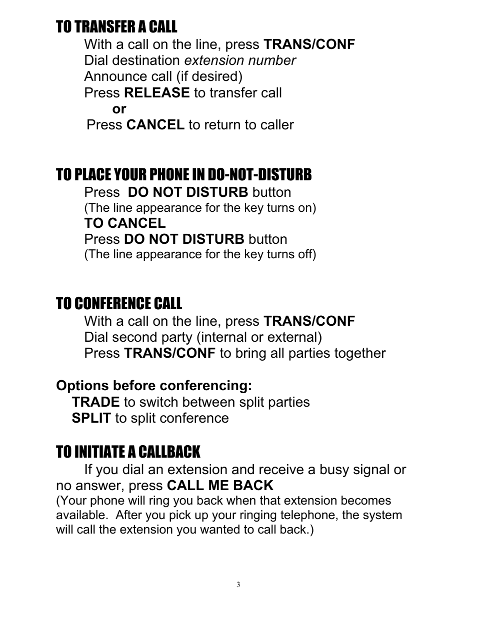 Mitel 200 User Manual | Page 3 / 7