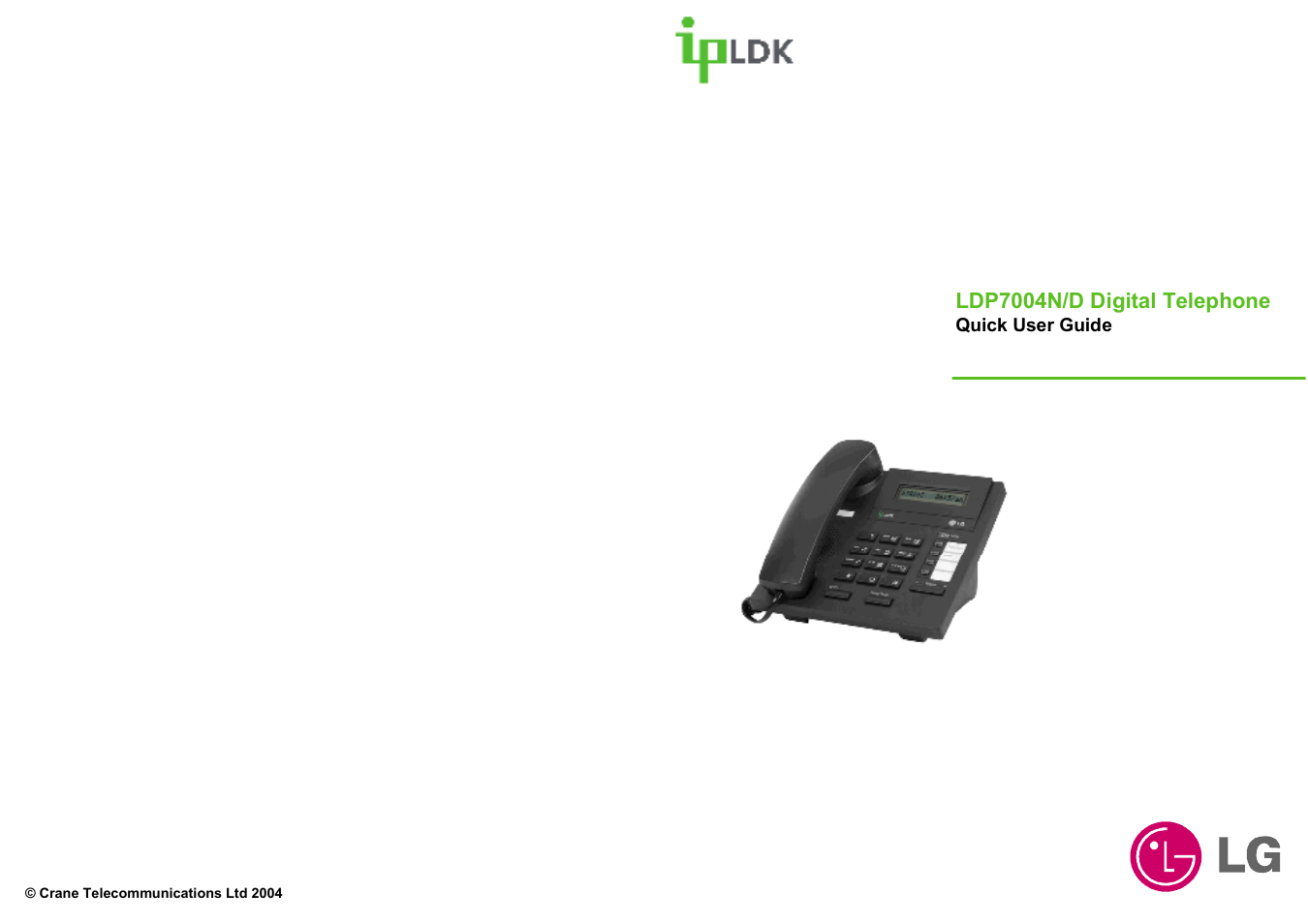 Mitel LDP7004N/D User Manual | 8 pages