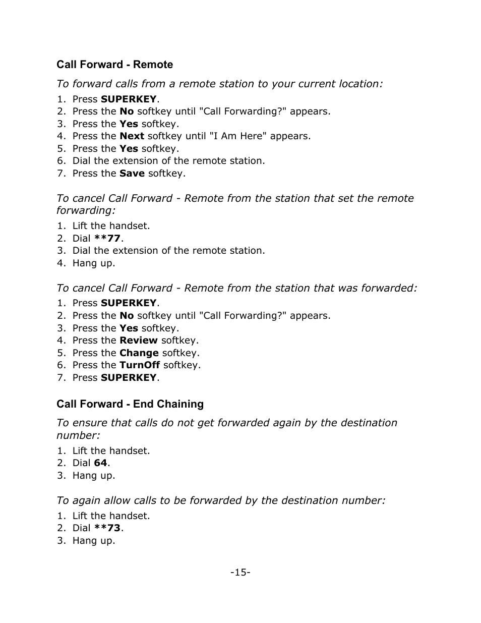 Mitel M7310N User Manual | Page 19 / 30
