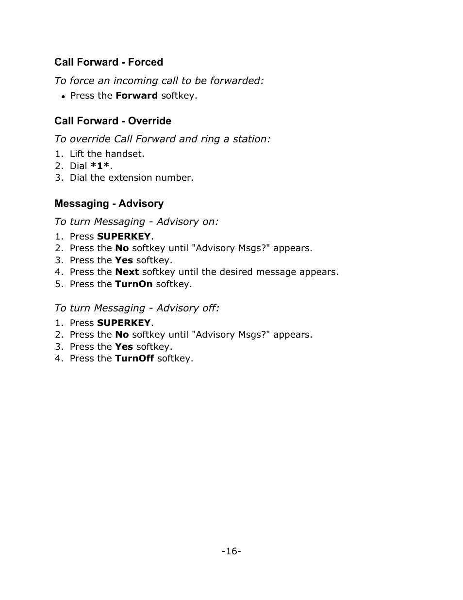 Mitel M7310N User Manual | Page 20 / 30