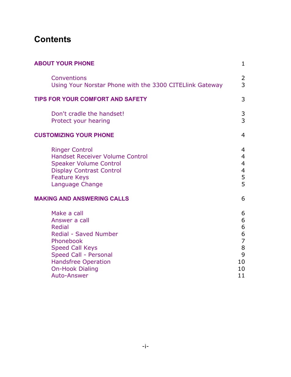 Mitel M7310N User Manual | Page 3 / 30