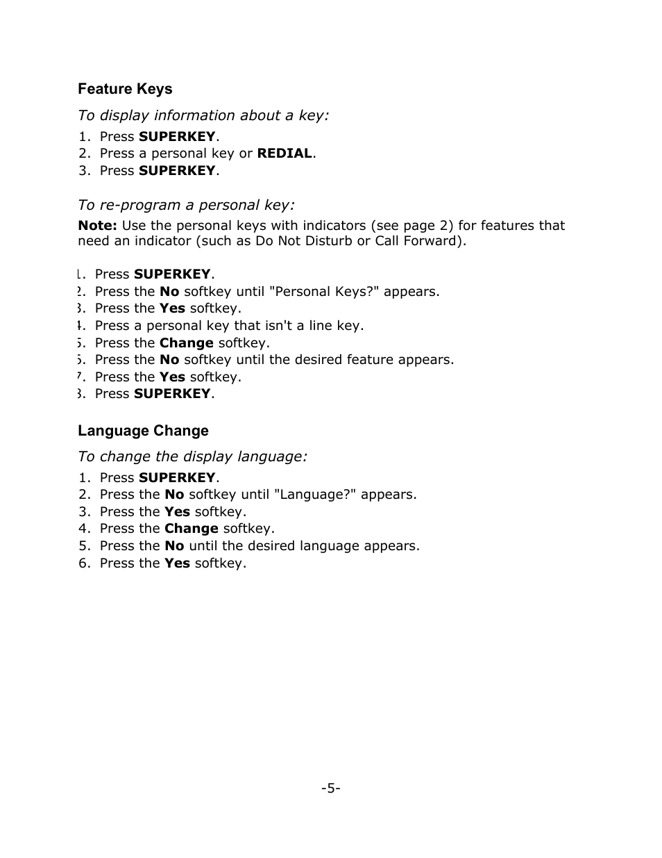 Mitel M7310N User Manual | Page 9 / 30