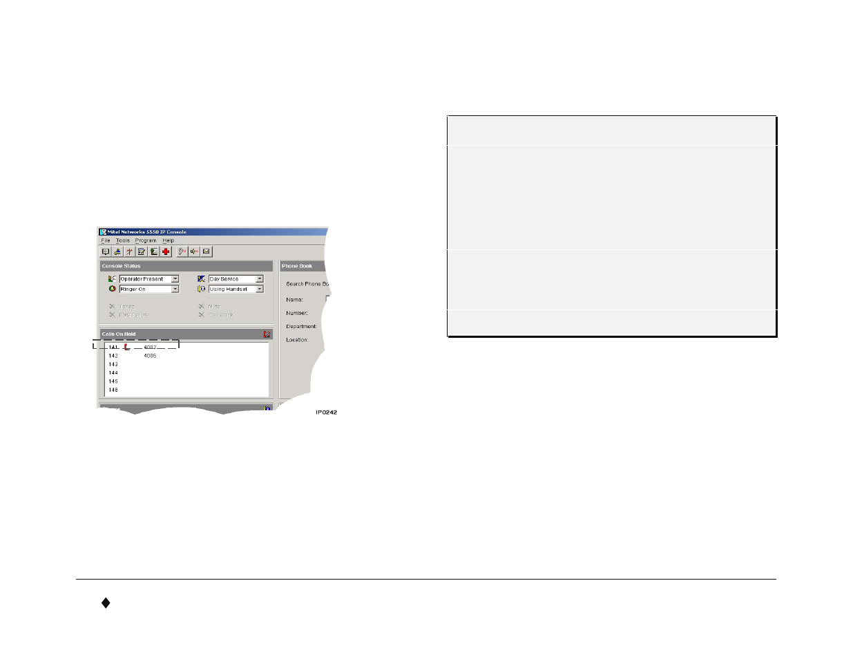 Call park, Advanced features | Mitel 5550 User Manual | Page 38 / 84