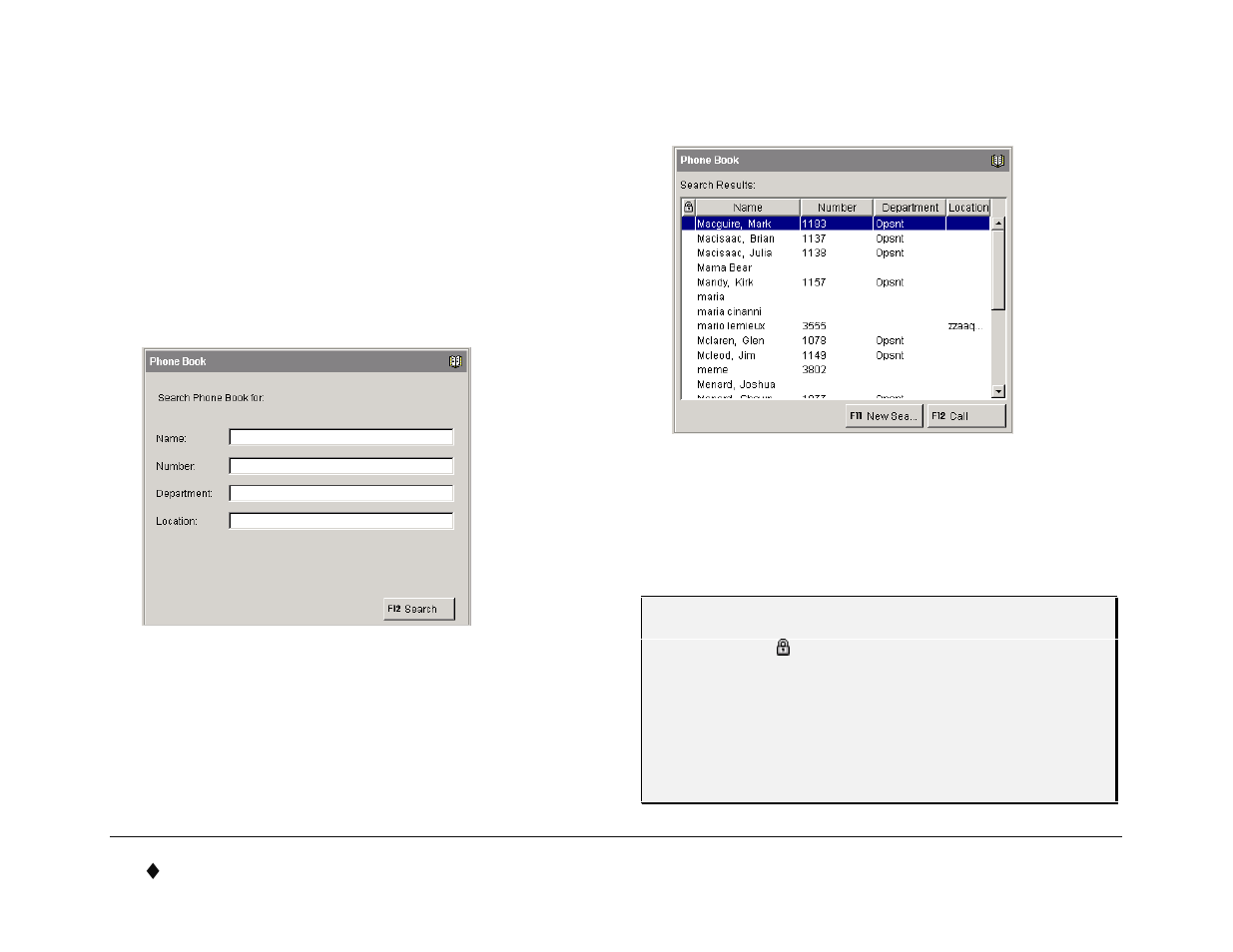 Phone book, Advanced features | Mitel 5550 User Manual | Page 48 / 84