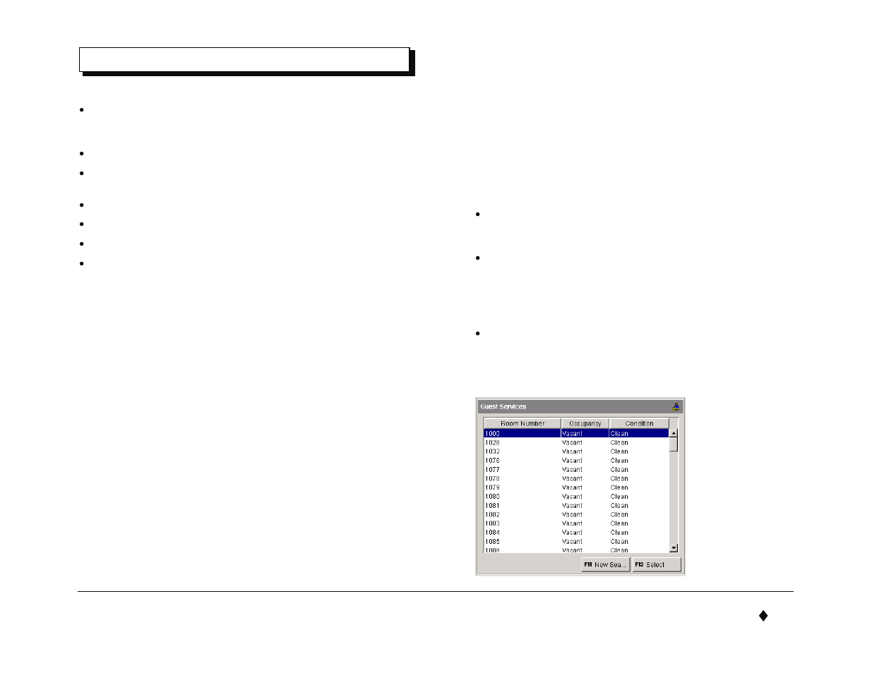 Searching for rooms, Hotel/motel features | Mitel 5550 User Manual | Page 57 / 84