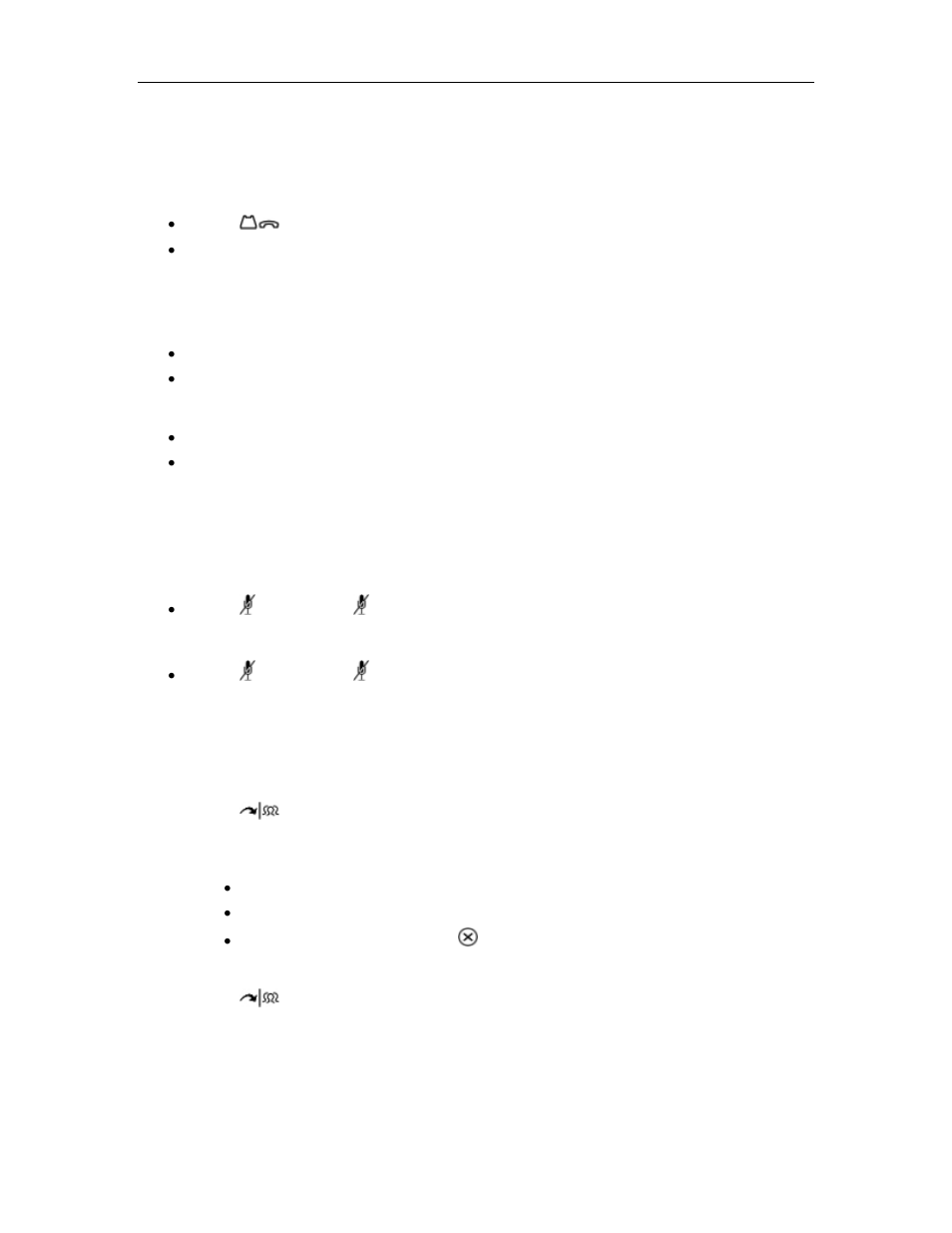 Call handling, Hold, Mute | Transfer | Mitel 5330 IP Phone User Manual | Page 23 / 38