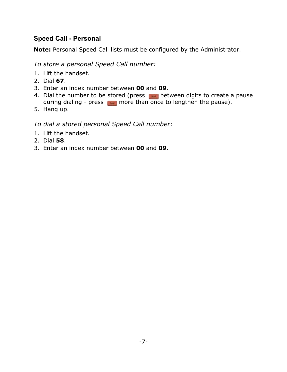 Mitel T7208 User Manual | Page 11 / 25