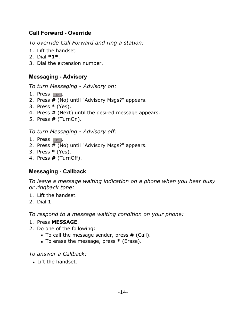 Mitel T7208 User Manual | Page 18 / 25