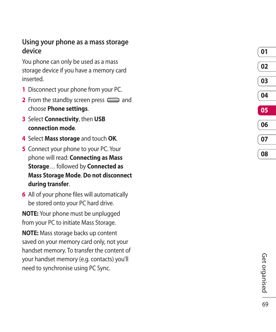 Mitel KF750 User Manual | Page 69 / 90
