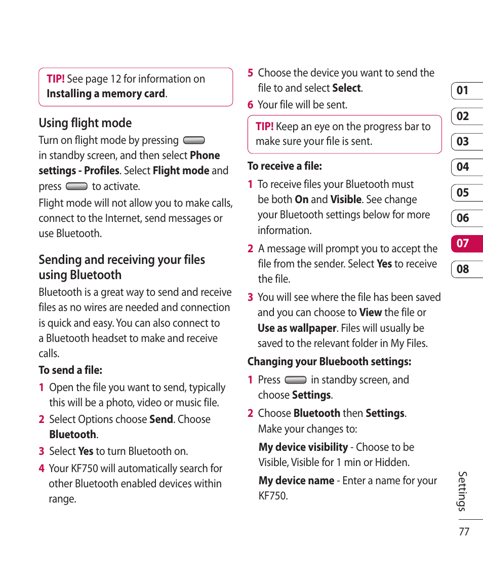 Mitel KF750 User Manual | Page 77 / 90