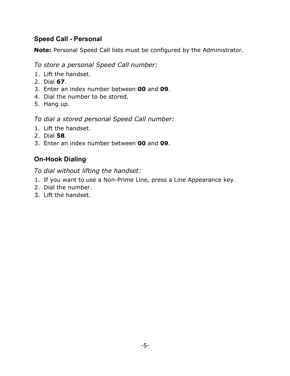 Mitel M7100 User Manual | Page 9 / 21