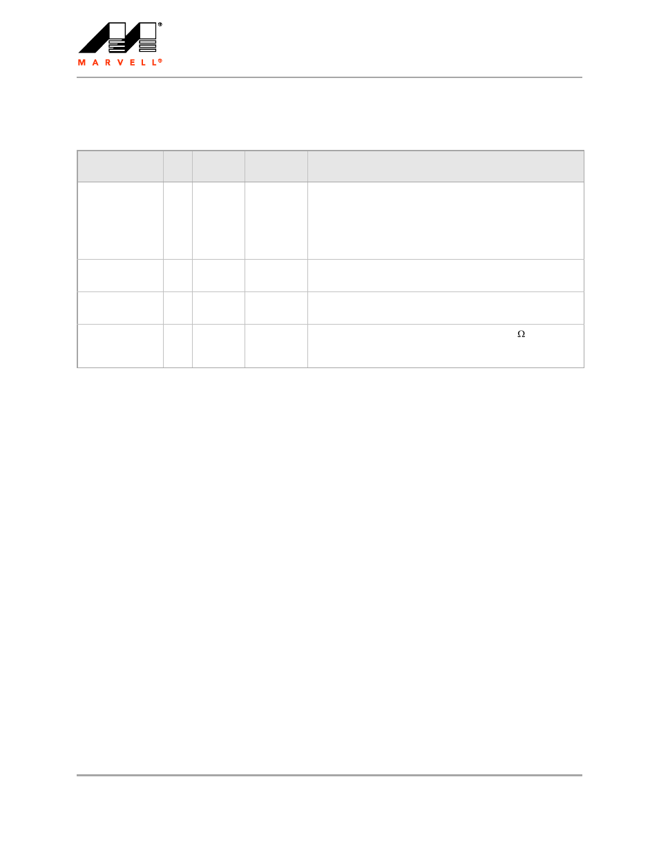 4 pci express interface pin assignments, Table 6, Pci express interface pin assignments | Marvel Group Integrated Controller 88F6281 User Manual | Page 26 / 140