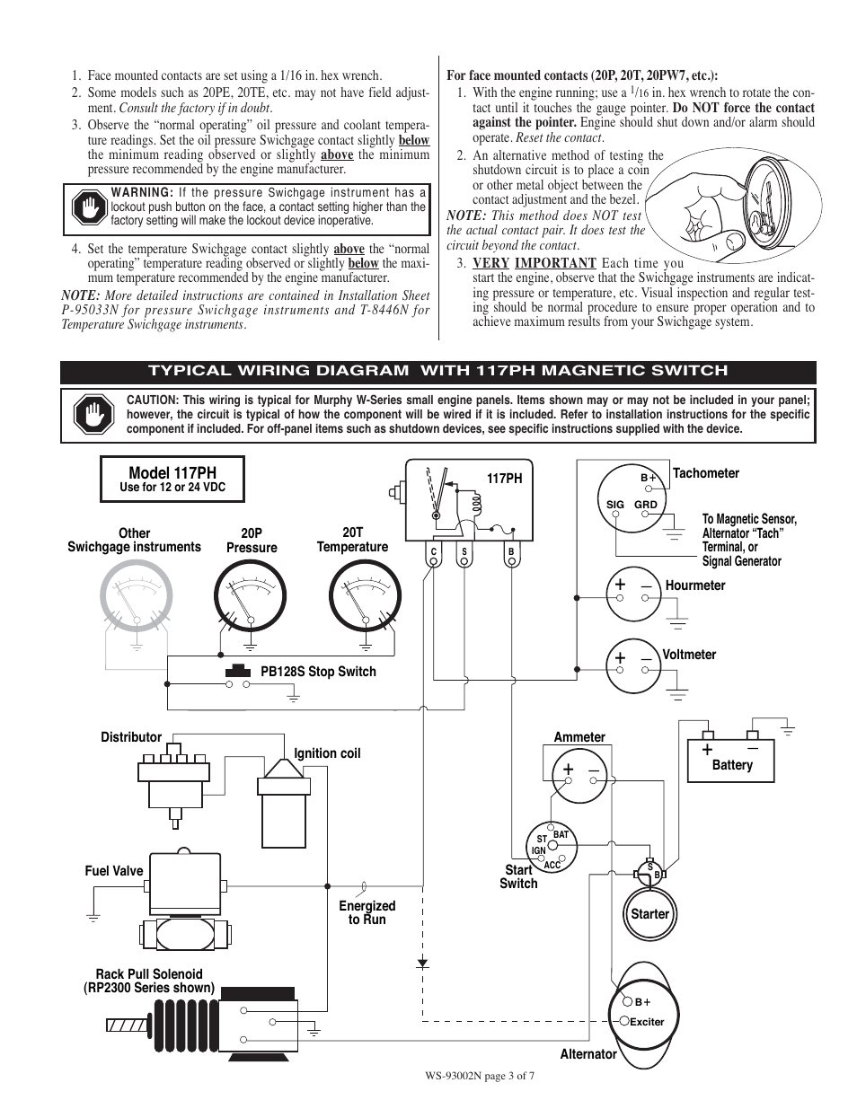 Murphy Engine Panels WD300-LV User Manual | Page 3 / 7