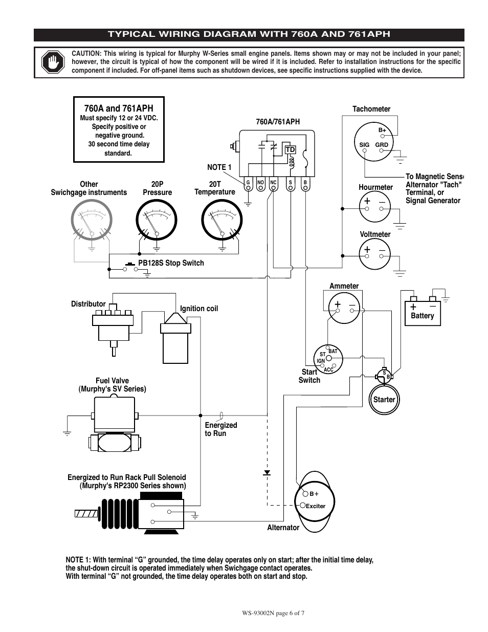 Murphy Engine Panels WD300-LV User Manual | Page 6 / 7