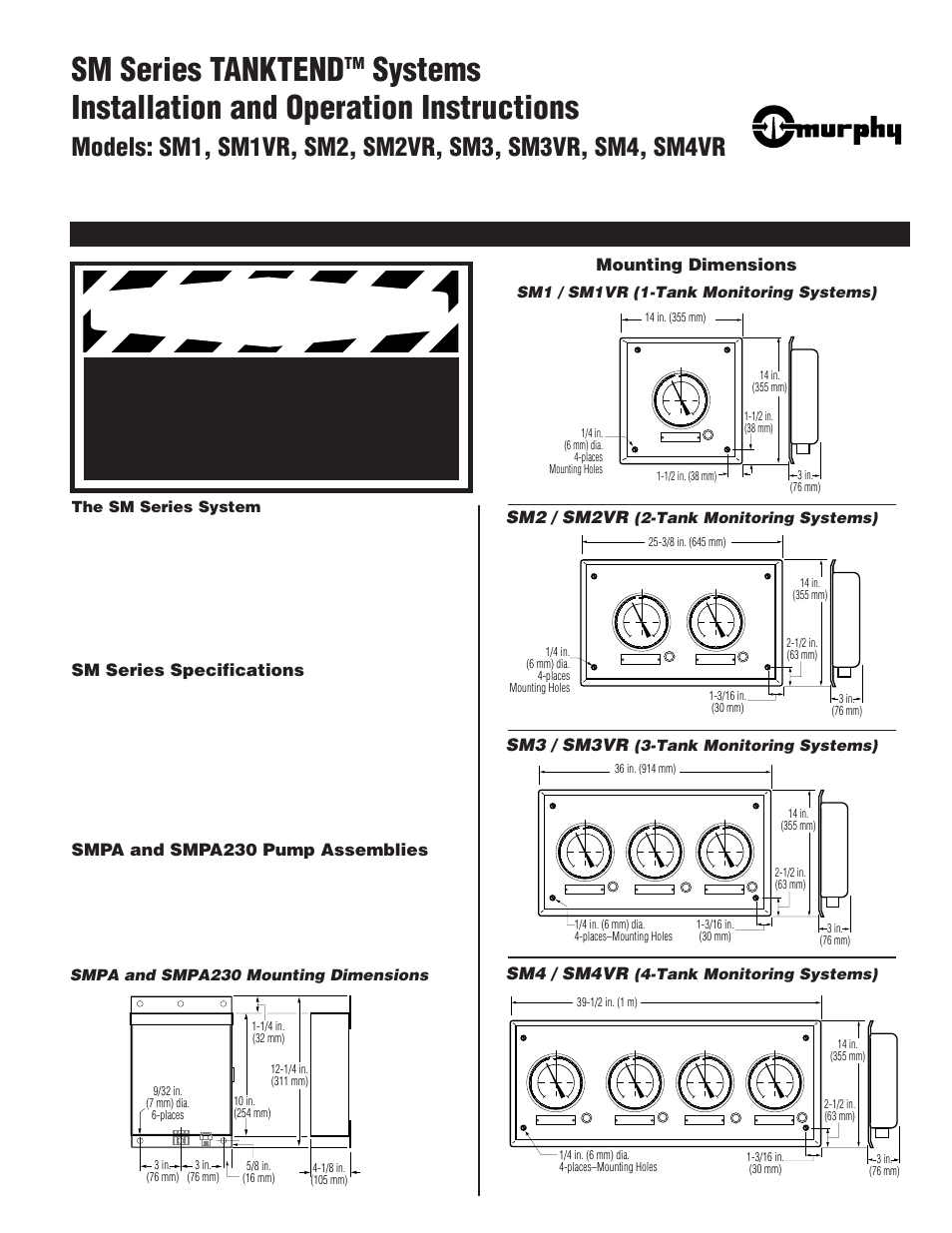 Murphy SM1 User Manual | 4 pages