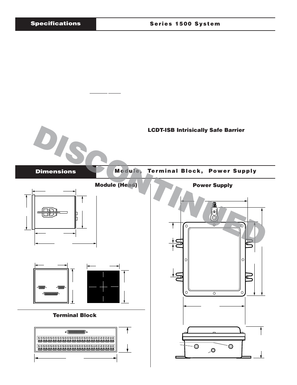 Discontinued | Murphy Selectronic Micro-Controller Series 1500 User Manual | Page 2 / 4