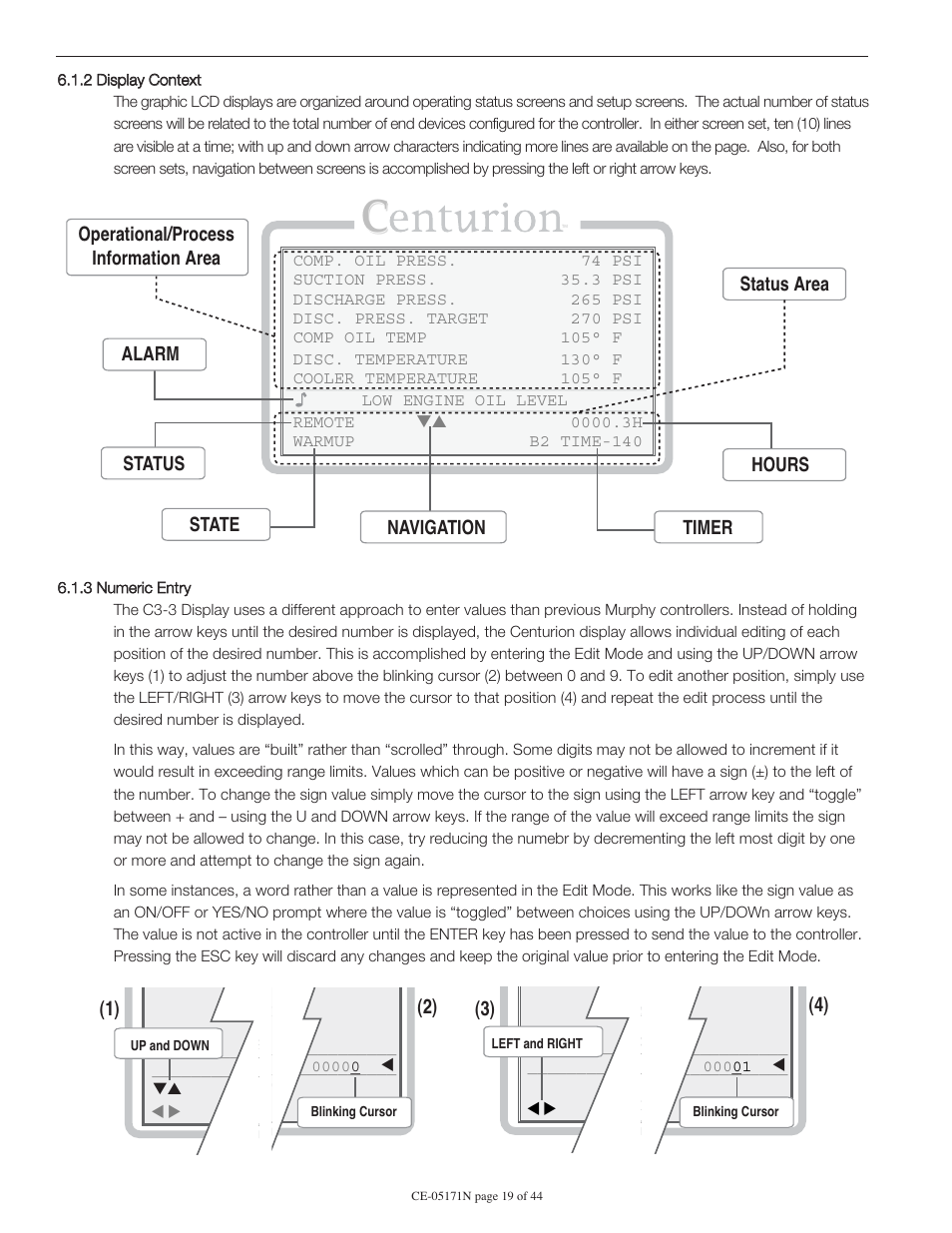 Murphy Centurion Configurable Controller CE-05171N User Manual | Page 19 / 44