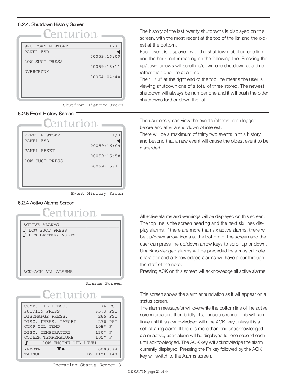 Murphy Centurion Configurable Controller CE-05171N User Manual | Page 21 / 44