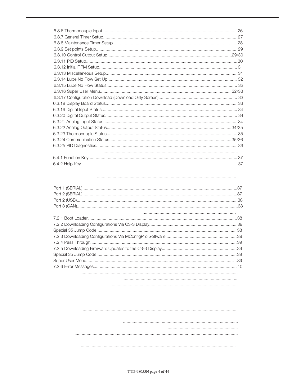 Murphy Centurion Configurable Controller CE-05171N User Manual | Page 4 / 44