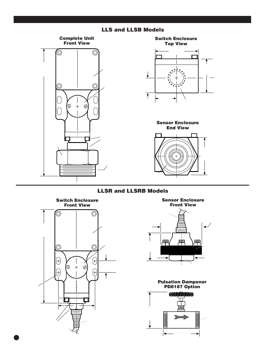 Lls and llsb models llsr and llsrb models | Murphy LLSR User Manual | Page 2 / 4