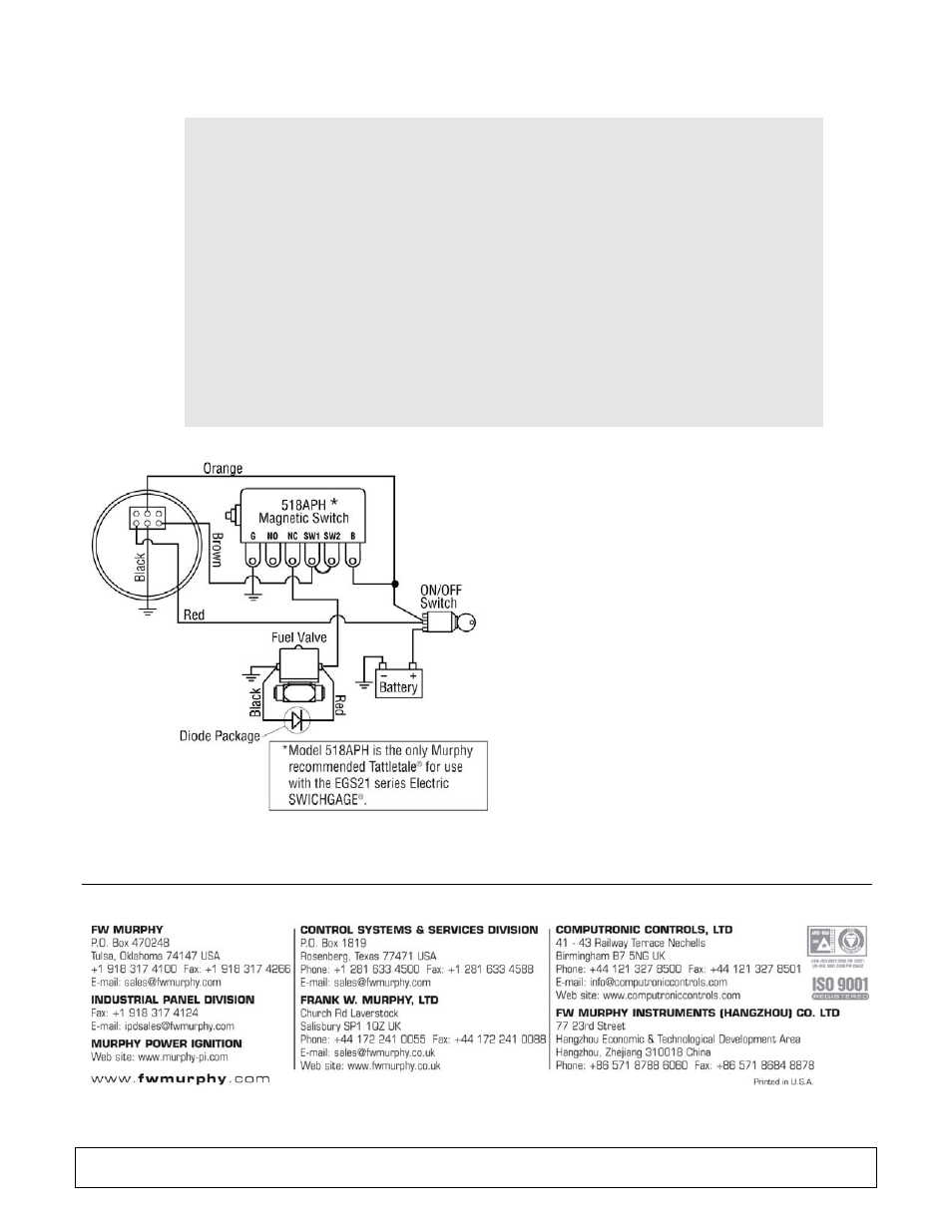 Murphy Swichgage EG21 User Manual | Page 4 / 4