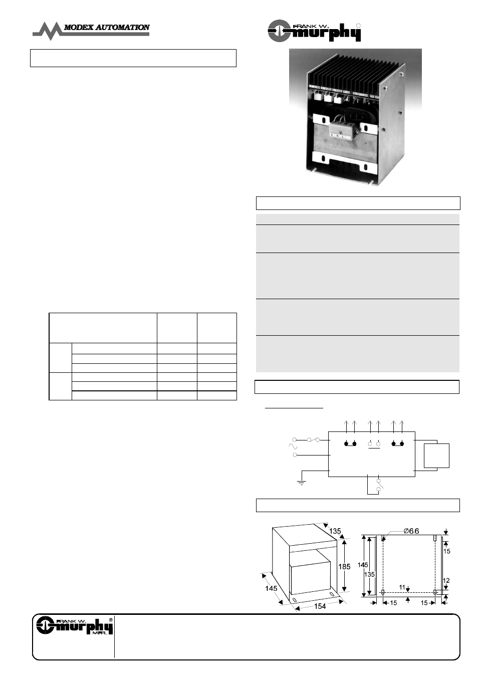 Murphy S10 Series User Manual | 1 page