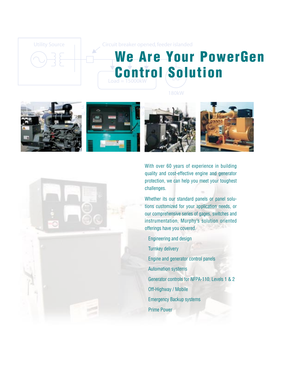 We are your powergen control solution | Murphy PG-03082H User Manual | Page 2 / 8