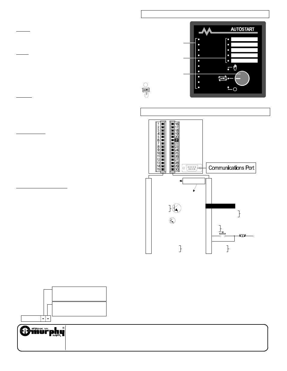 Murphy Autostart 705 AS705S User Manual | Page 2 / 2