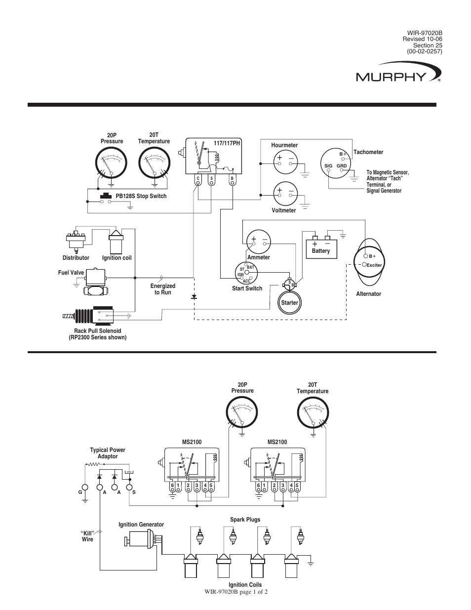 Murphy TATTLETALE WIR-97020B User Manual | 2 pages