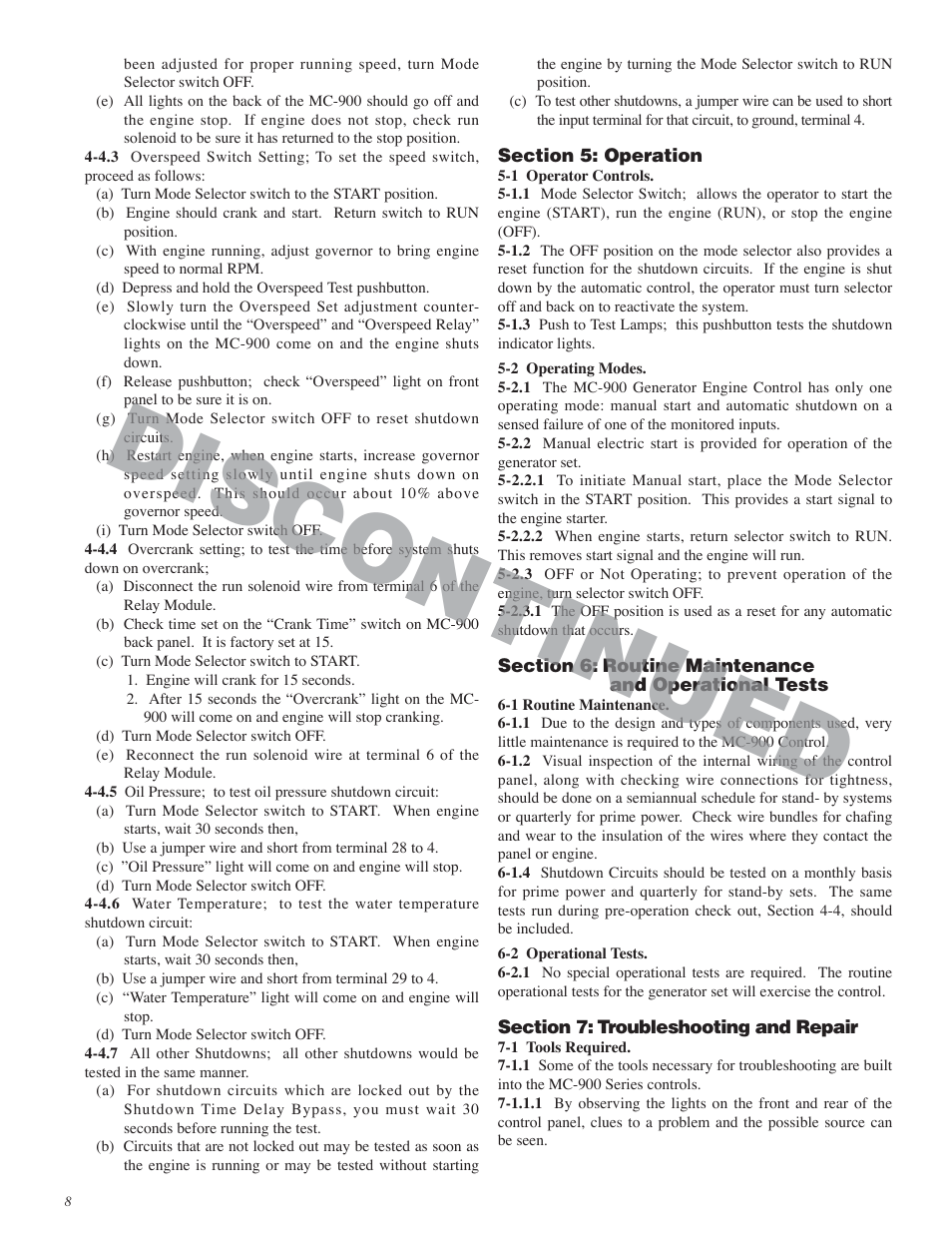 Discontinued | Murphy MC-900 Series User Manual | Page 10 / 13