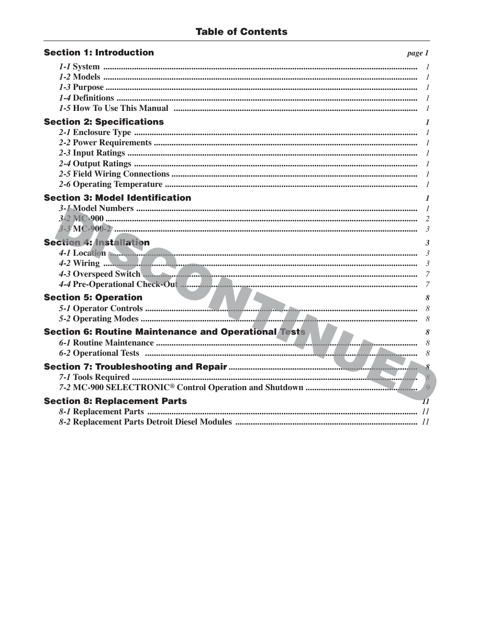 Discontinued | Murphy MC-900 Series User Manual | Page 2 / 13
