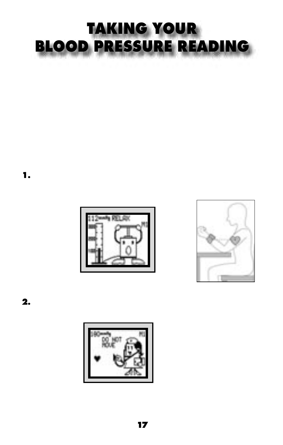 Taking your blood pressure reading | MABIS/Duro-Med 04-255-001 User Manual | Page 19 / 28