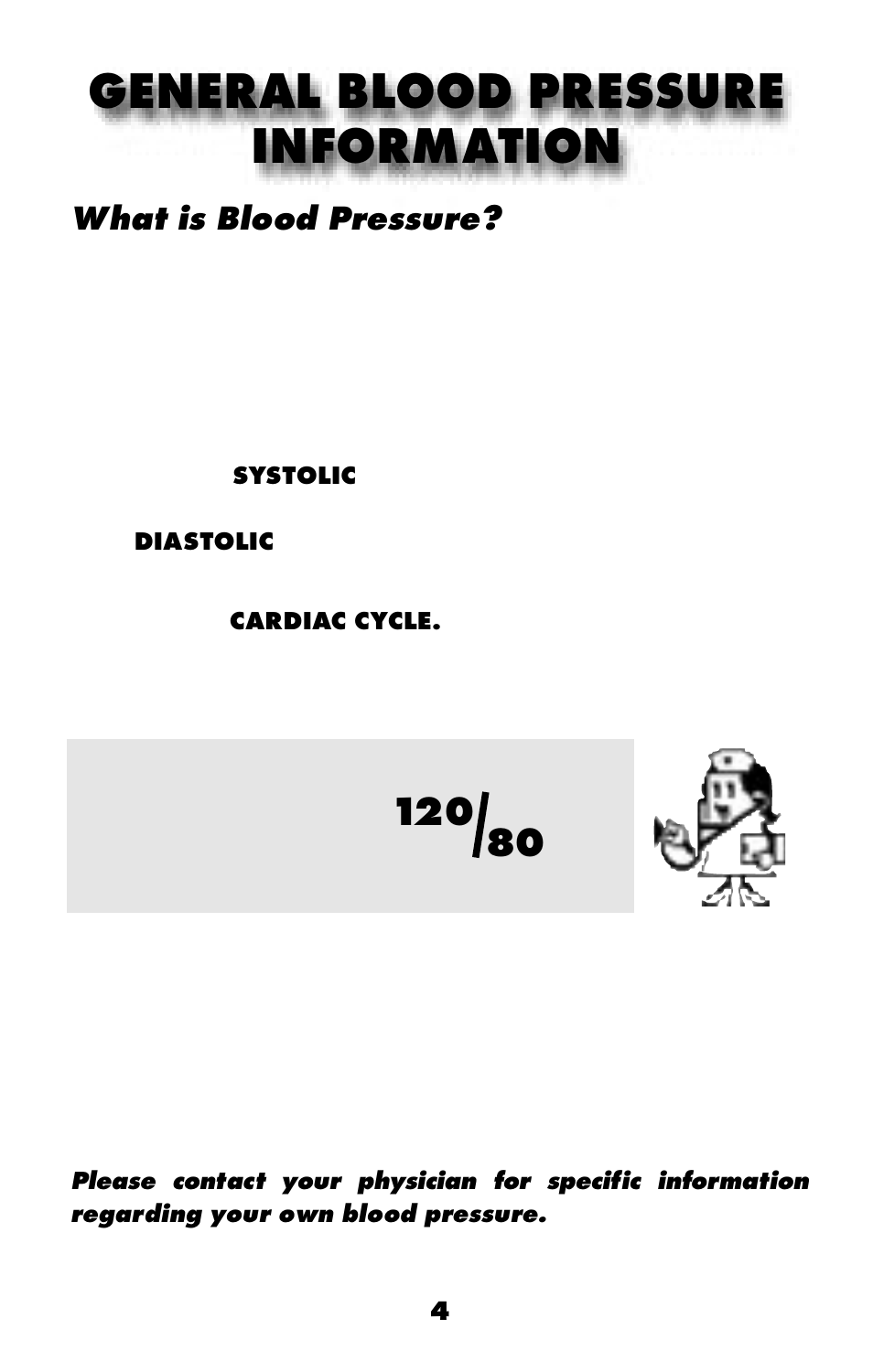 General blood pressure information | MABIS/Duro-Med 04-255-001 User Manual | Page 6 / 28