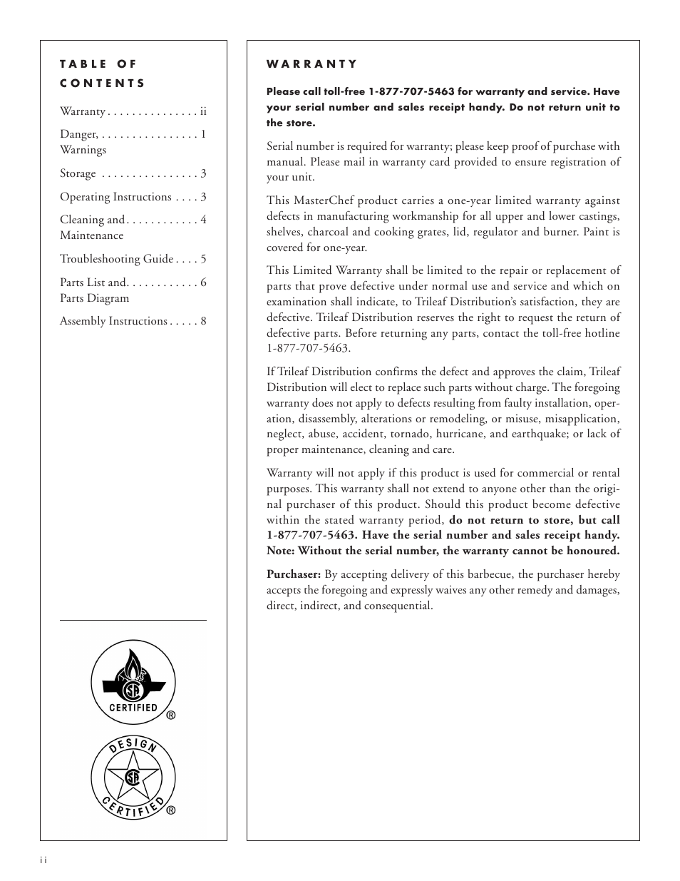 Master Chef WPE User Manual | Page 2 / 16