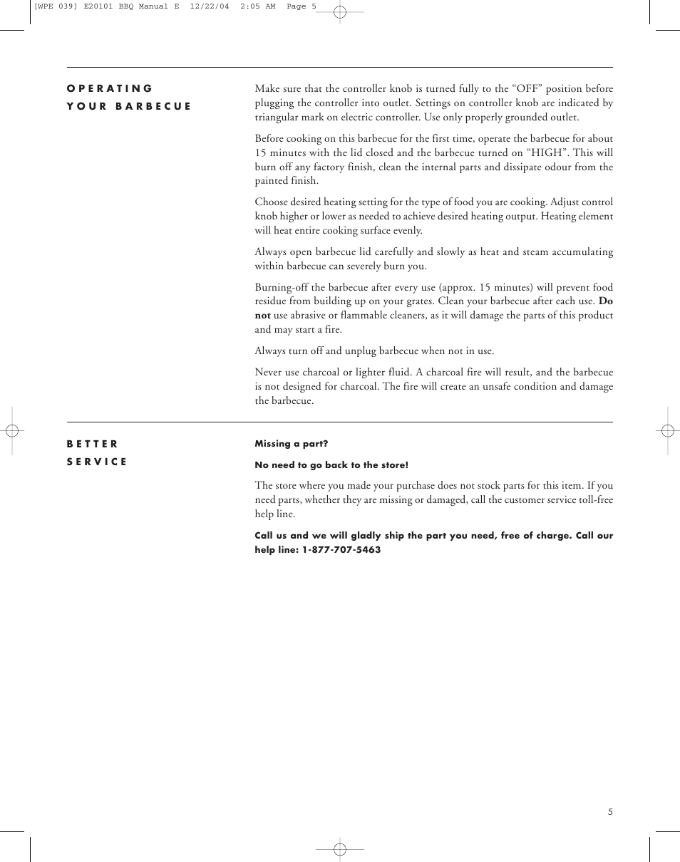 Master Chef 85-1027-0 User Manual | Page 8 / 16
