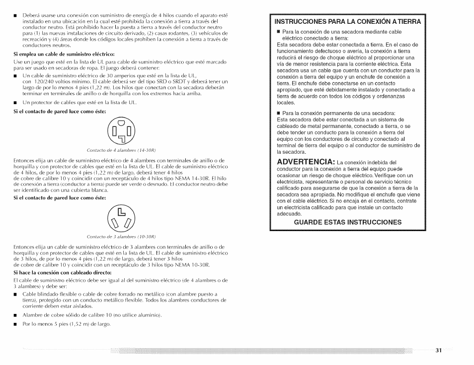 Advertefsfcia | Maytag MED5591TQ1 User Manual | Page 31 / 72