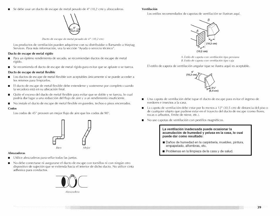 Maytag MED5591TQ1 User Manual | Page 39 / 72