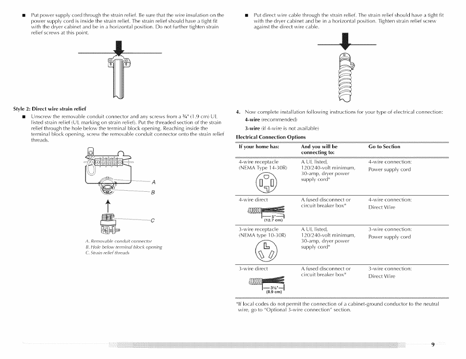 Maytag MED5591TQ1 User Manual | Page 9 / 72