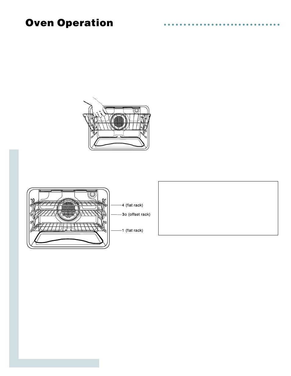 Oven operation, Oven racks, Continued) | Rack positions | Maytag MEW5630 User Manual | Page 10 / 20