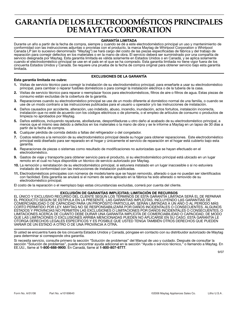 Maytag MEW6630DDW User Manual | Page 68 / 68