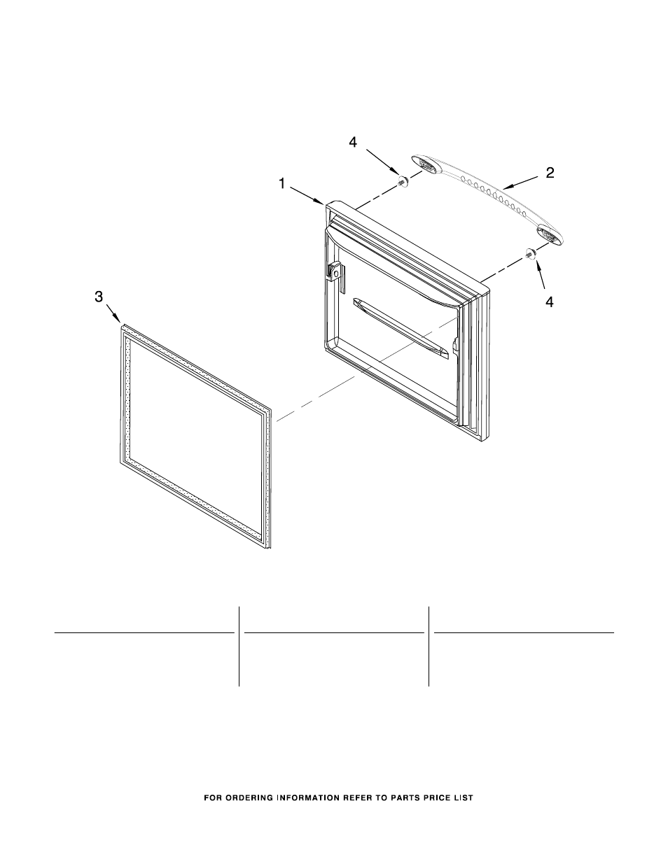 Freezer door, Freezer door parts | Maytag MBF2256KEB2 User Manual | Page 5 / 15