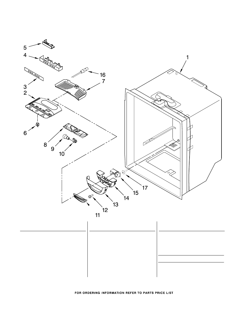 Refrigerator liner, Refrigerator liner parts | Maytag MBF2256KEB2 User Manual | Page 6 / 15