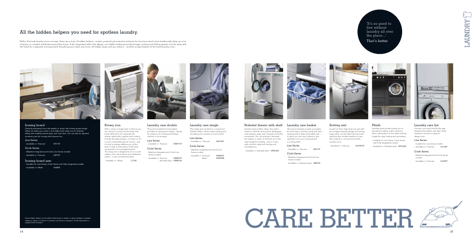 Care better, La undr y | Maytag MDW 17FTI User Manual | Page 8 / 29