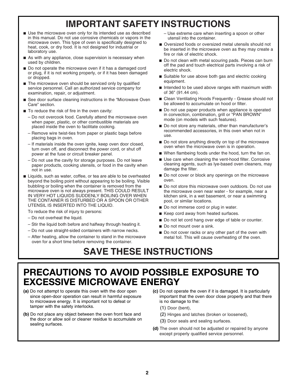 Maytag W10274531A User Manual | Page 2 / 6