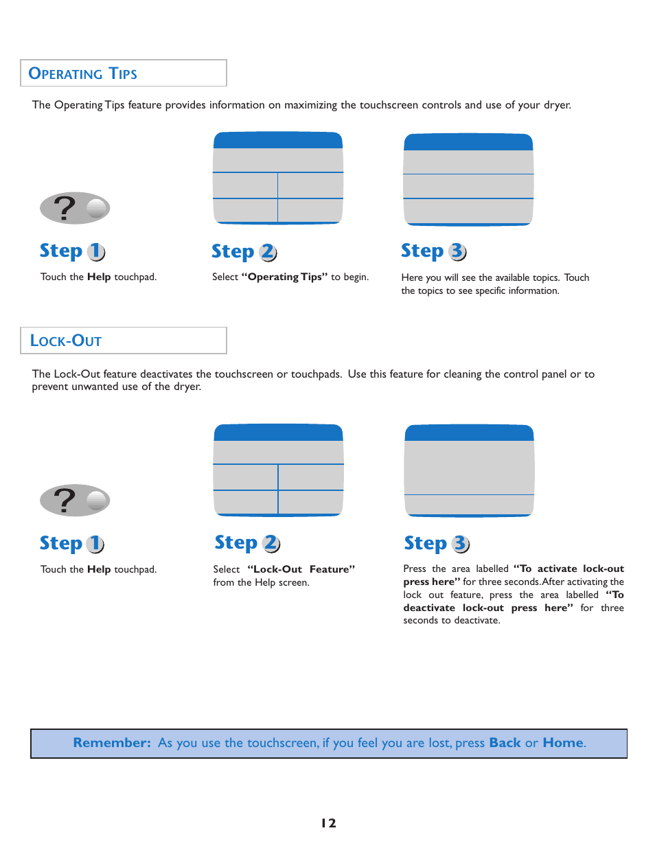 Step 1, Step 2, Step 3 | Maytag MDE7550AGW User Manual | Page 13 / 72