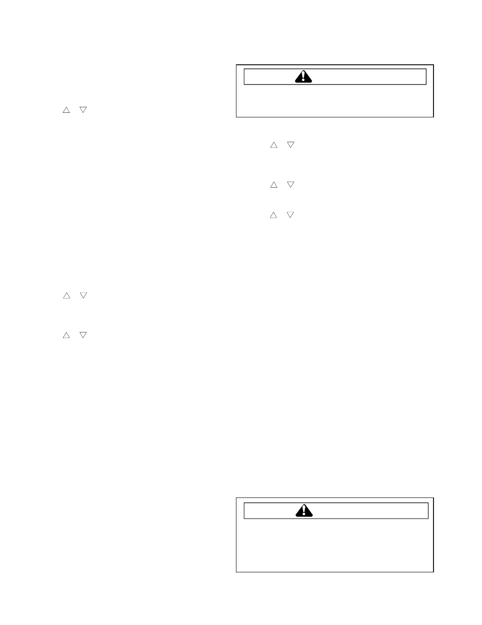 Programming instructions—erc for aoes3030, Warning, Caution | Maytag AOES3030 User Manual | Page 32 / 47