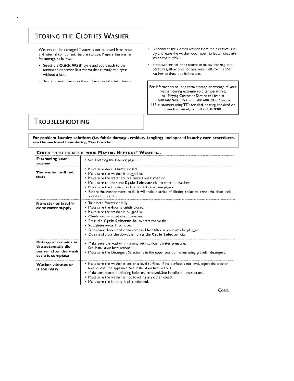 Maytag MAH9700AW* User Manual | Page 62 / 65