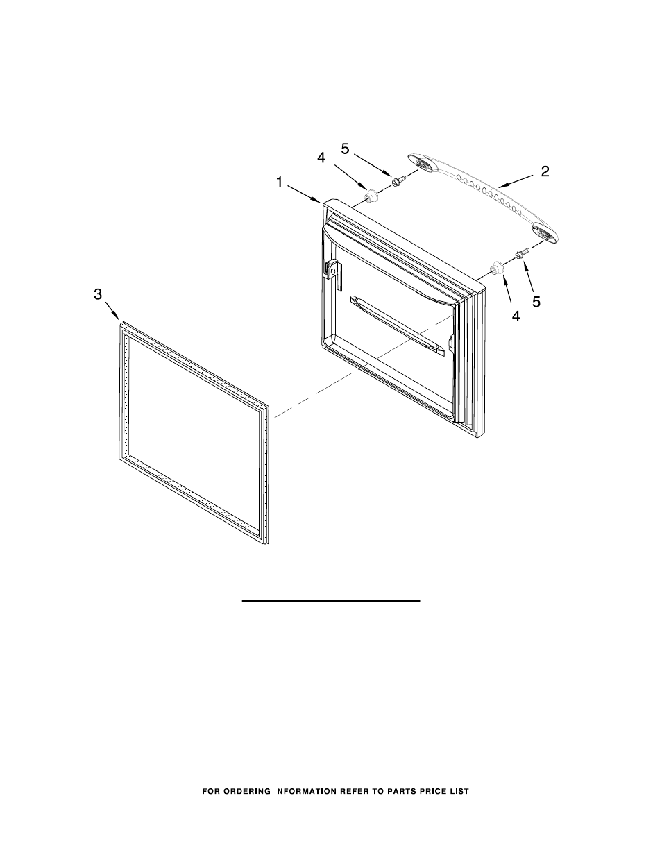 Freezer door, Freezer door parts | Maytag MBL1956KES3 User Manual | Page 5 / 15